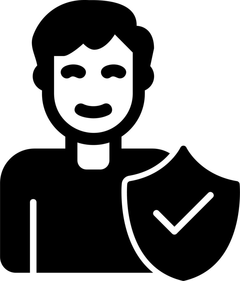 Trust Man Vector Icon