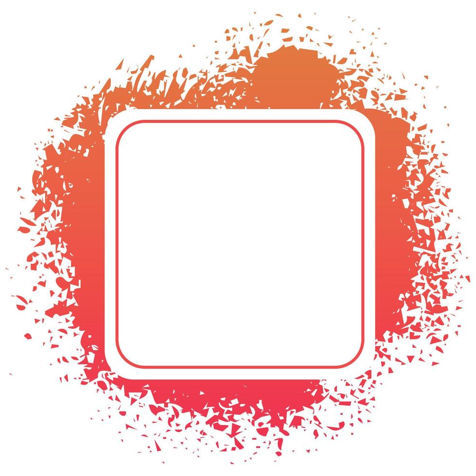 Round Inky Splashes Background vector