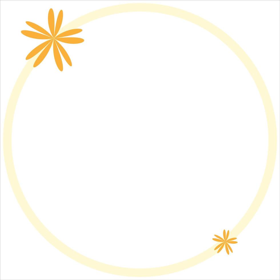 Colorful Round Frame vector