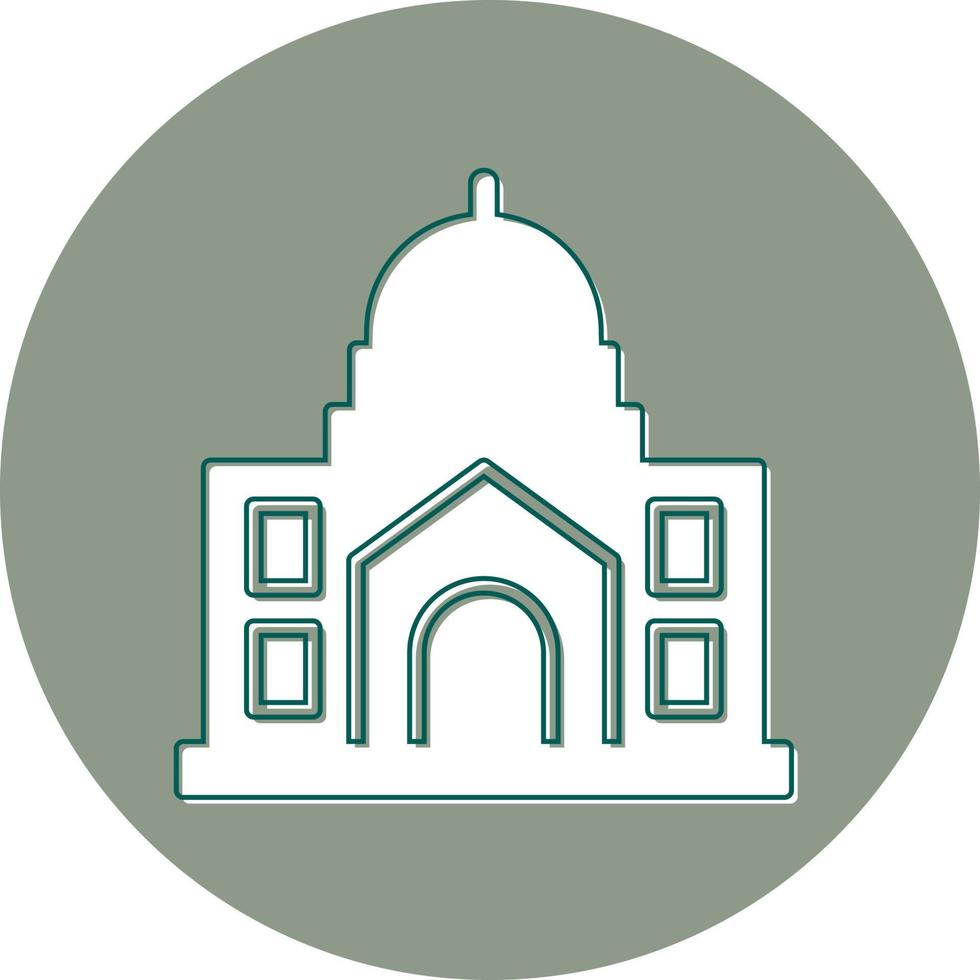 icono de vector de mezquita