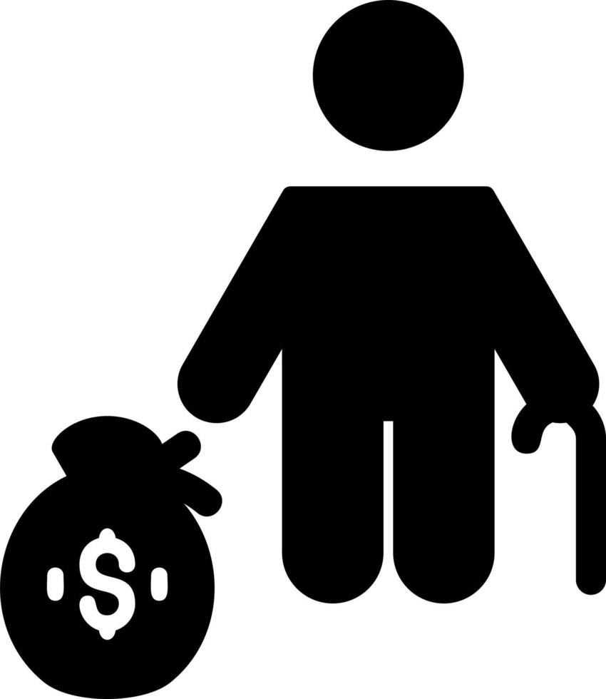 Pension Vector Icon