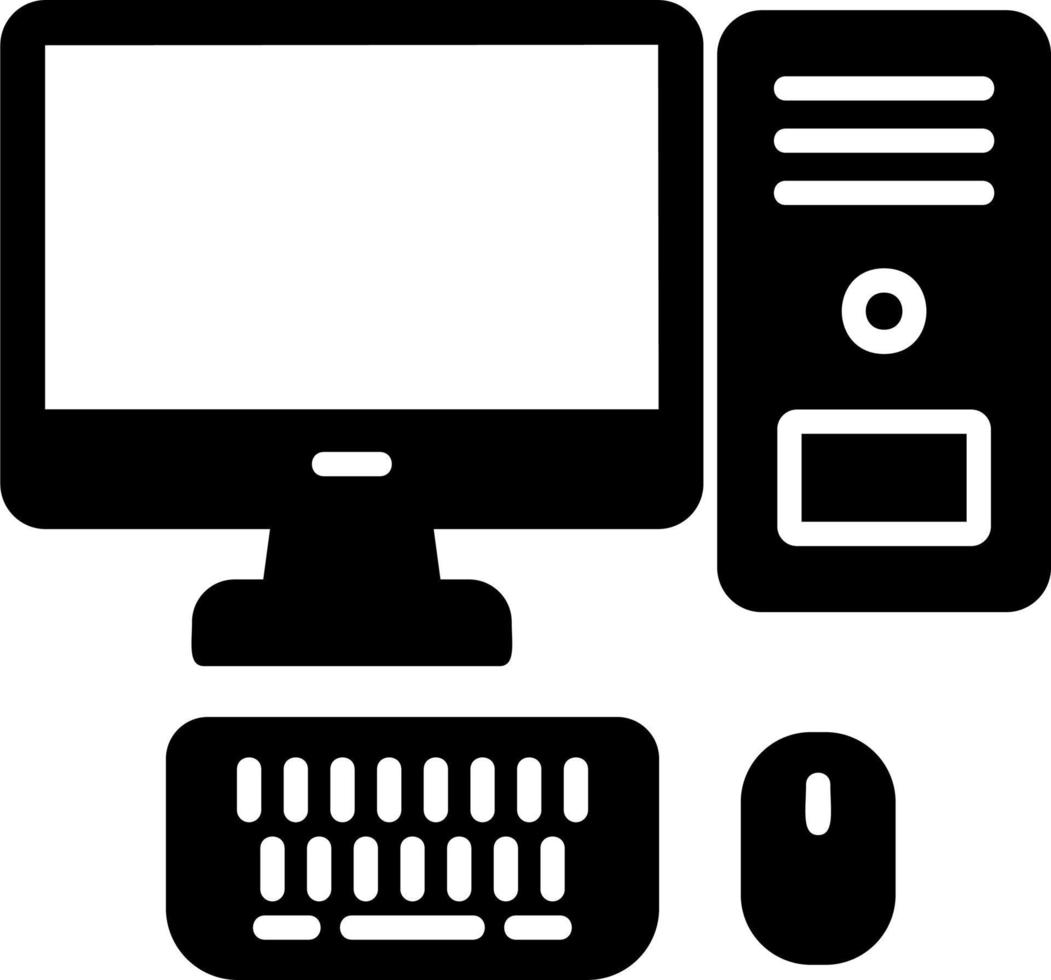 Computer Vector Icon