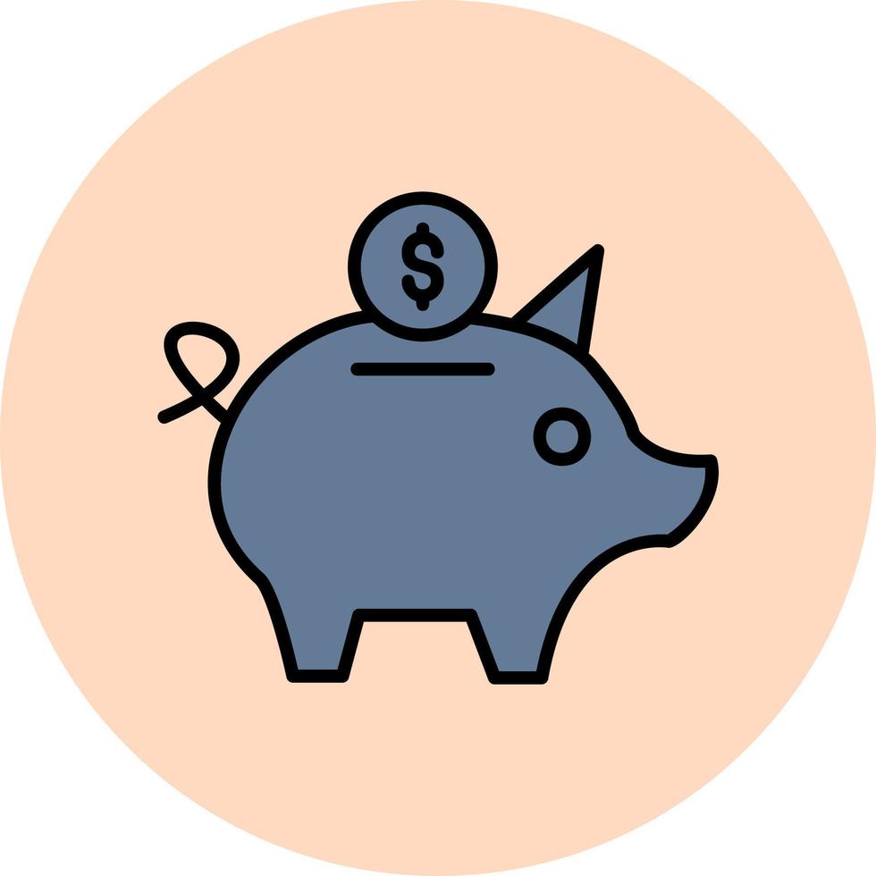 Piggy Bank Vector Icon