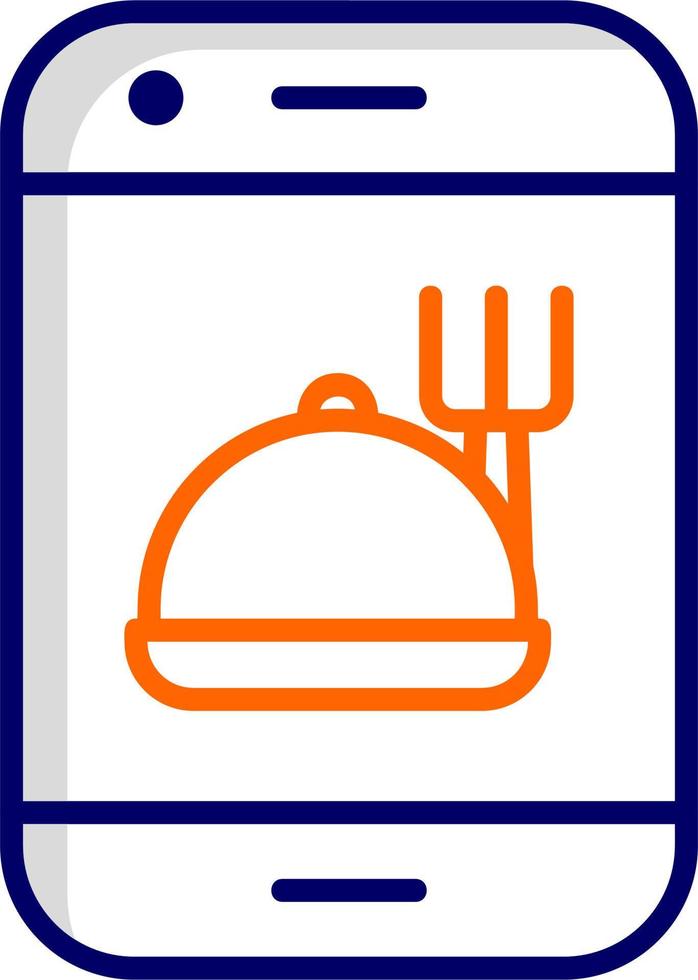 Online Food Order Vector Icon
