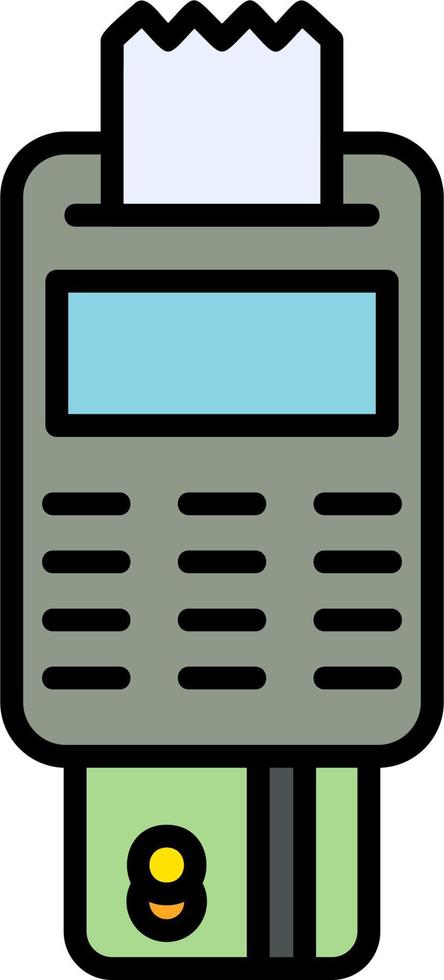 Pos Terminal Vector Icon