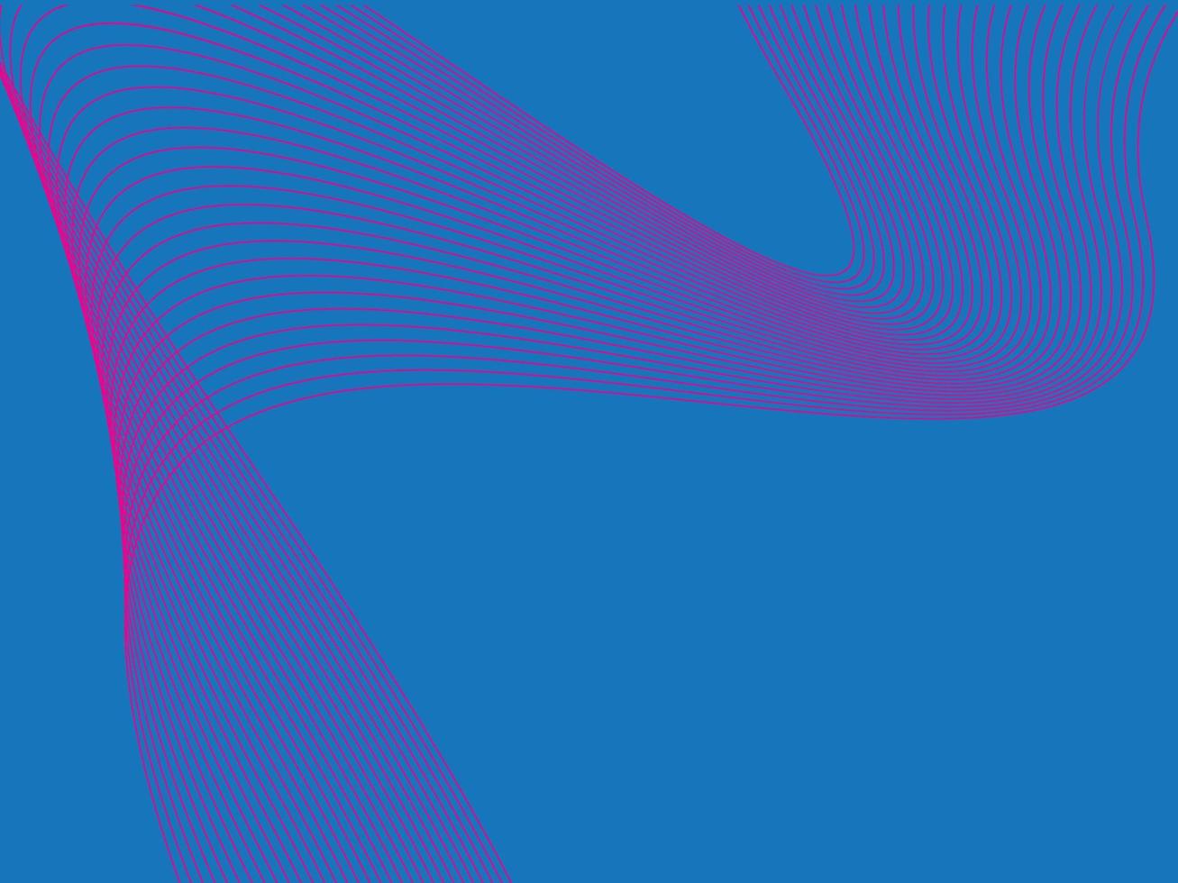 Abstract wave line landing page background design. vector