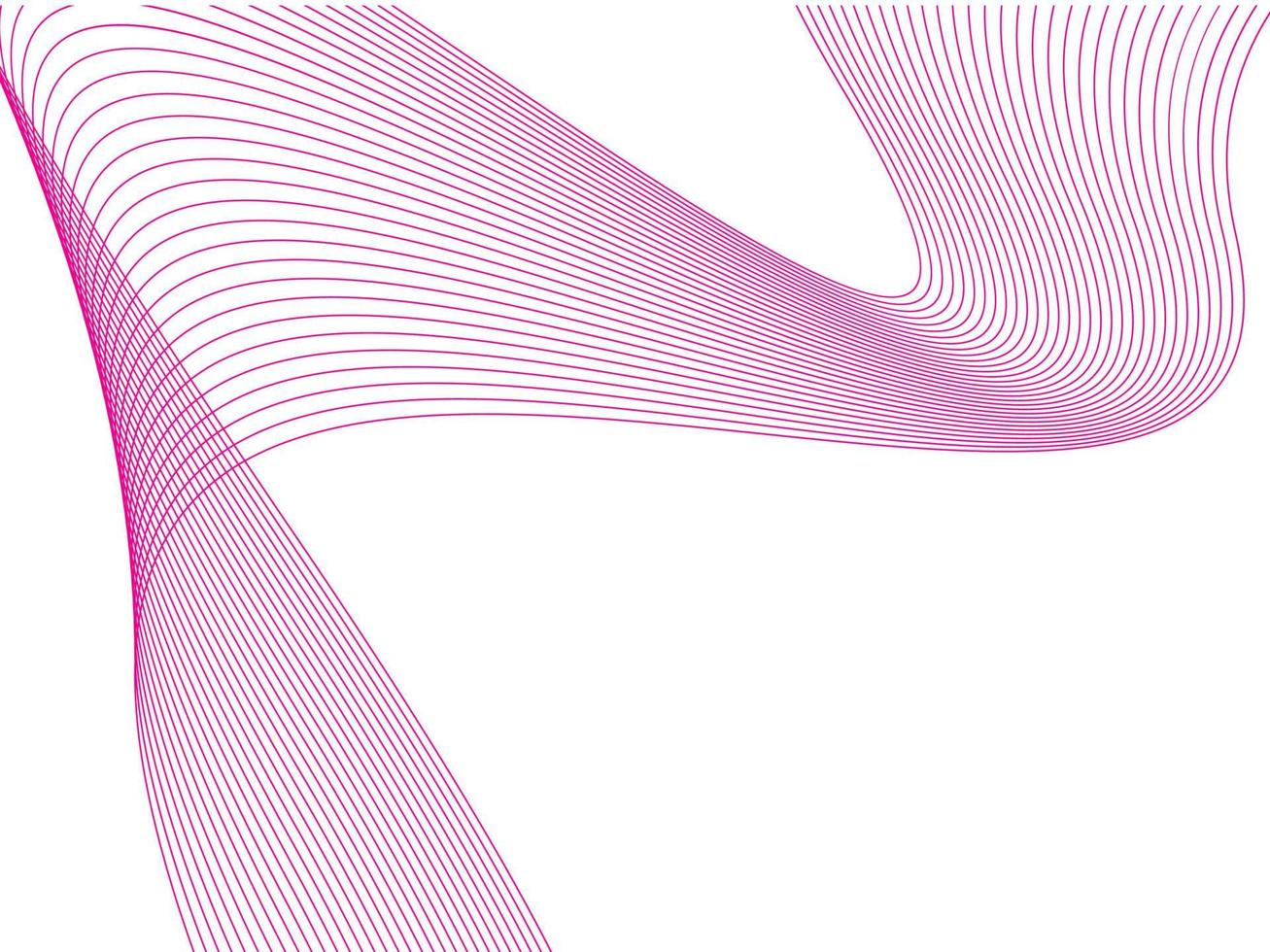 Abstract wave line landing page background design. vector