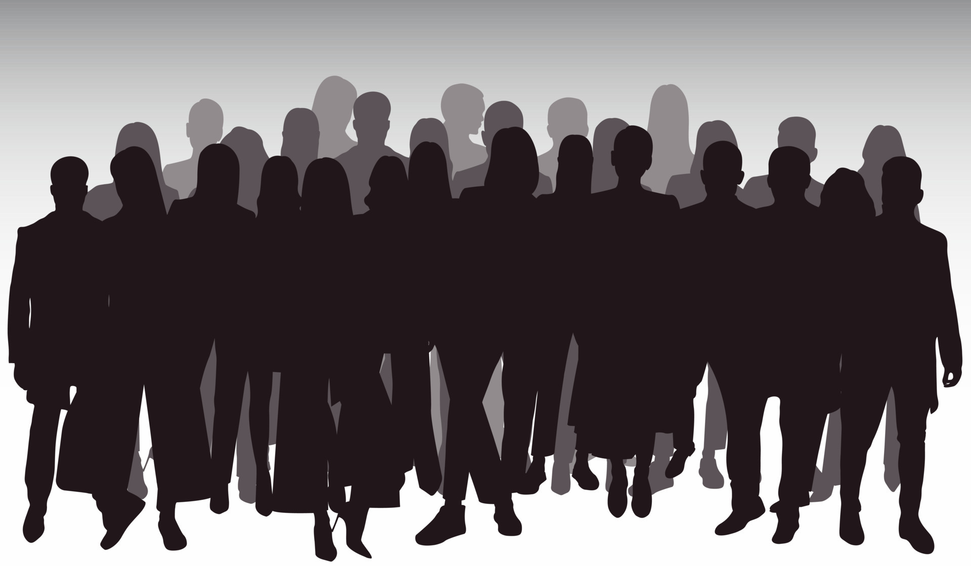 crowd-silhouette-outline-group-of-people-youth-business-group
