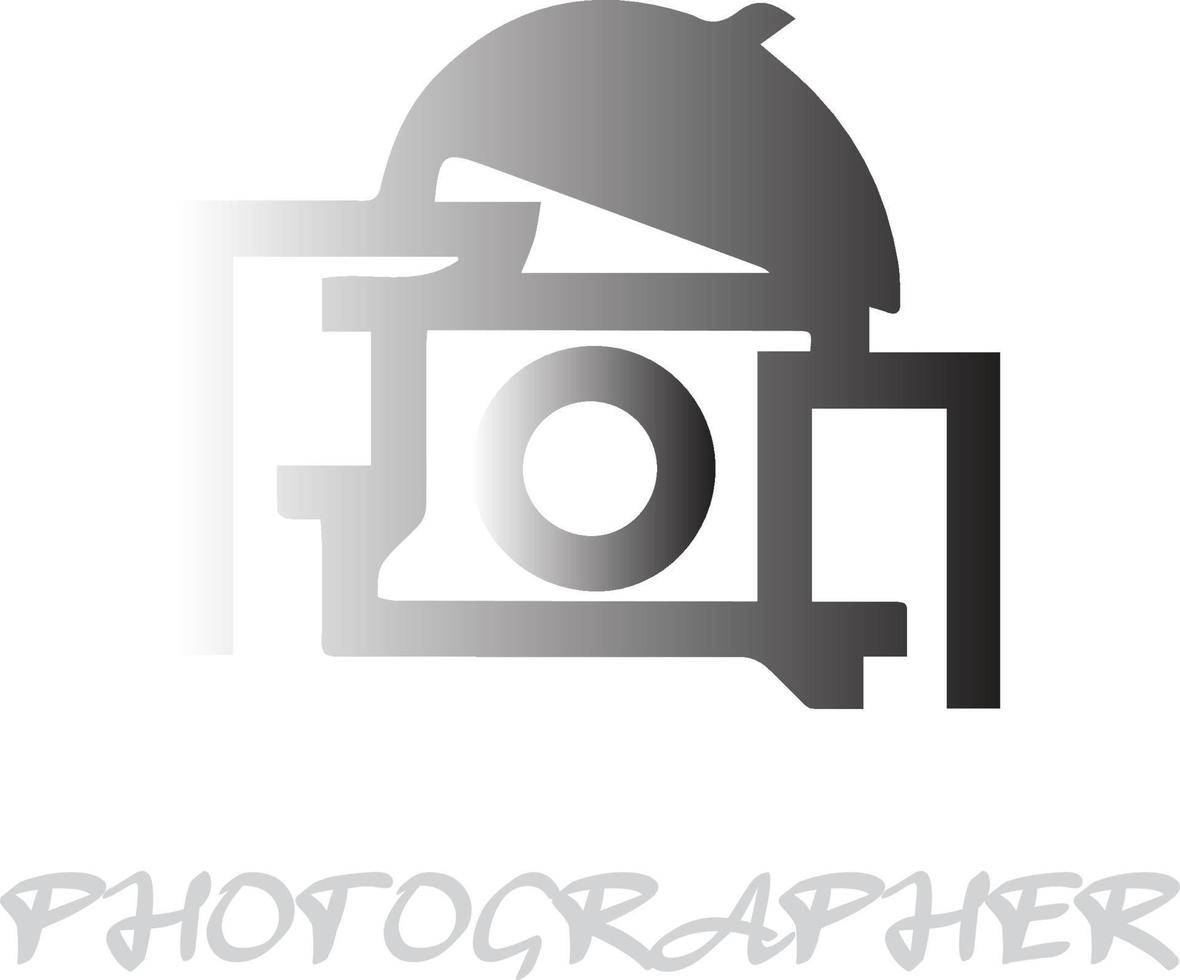 fotógrafo forma logo vector archivo