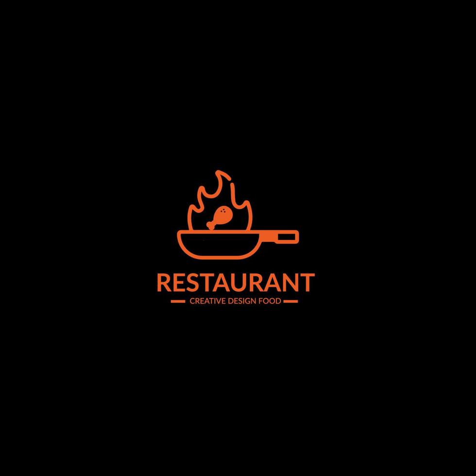 Food logo vector design template