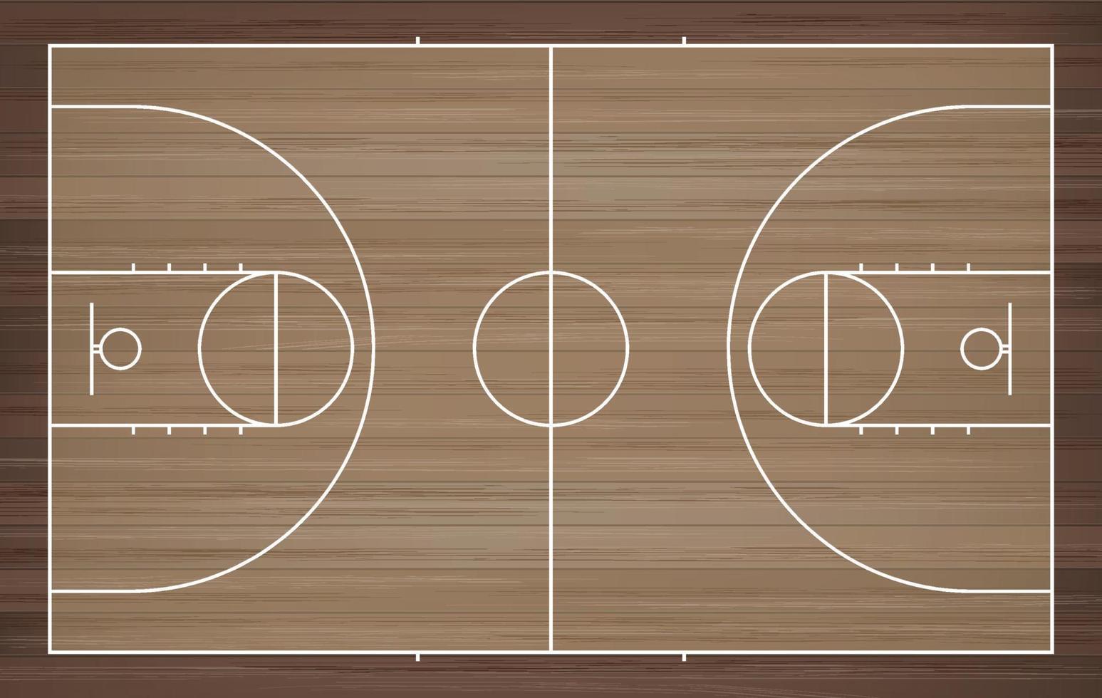 fondo de la cancha de baloncesto. campo de baloncesto. vector. vector