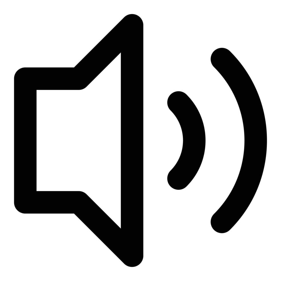 speaker icon for web ui design vector