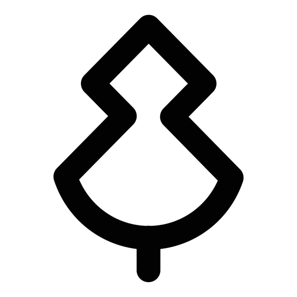 tree icon for web ui design vector