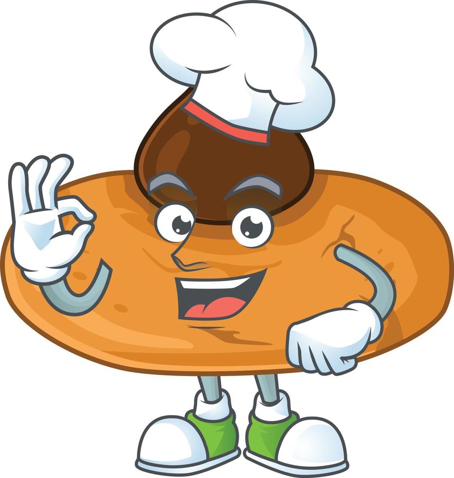 A cartoon character of kiss cookies vector