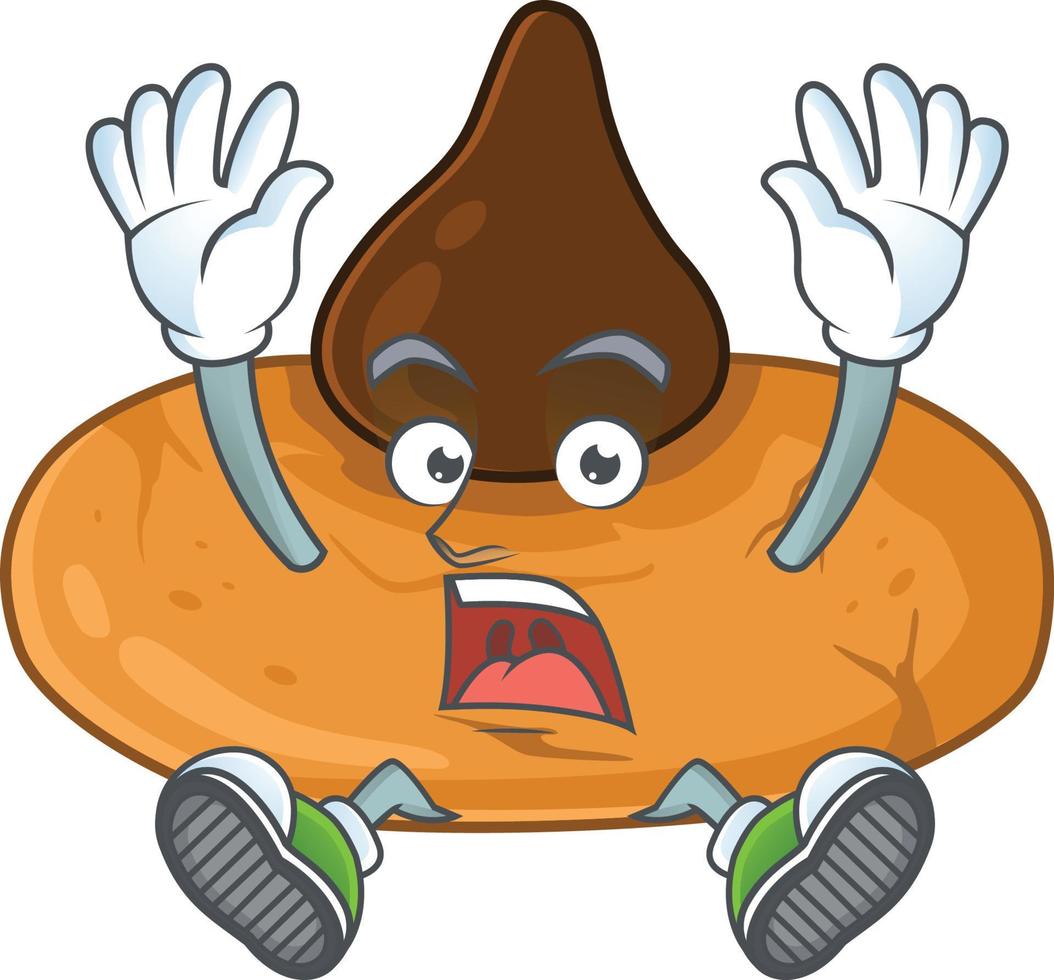 A cartoon character of kiss cookies vector