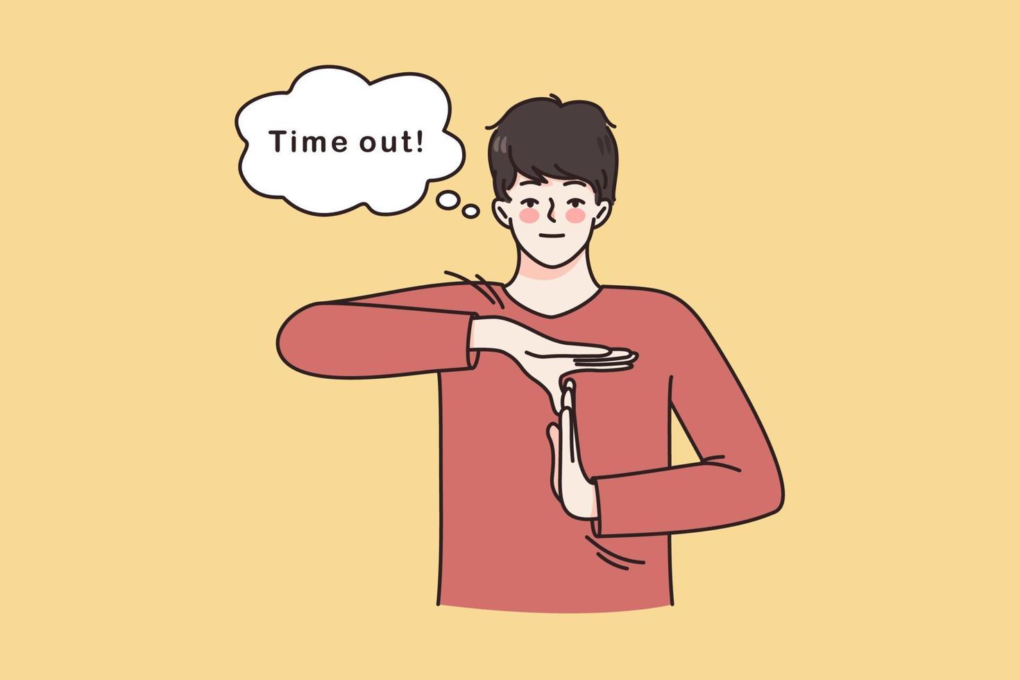 Time Out In Sport Concept Young Man Referee In Basketball Standing And time-out-in-sport-concept-young-man-referee-in-basketball-standing-and