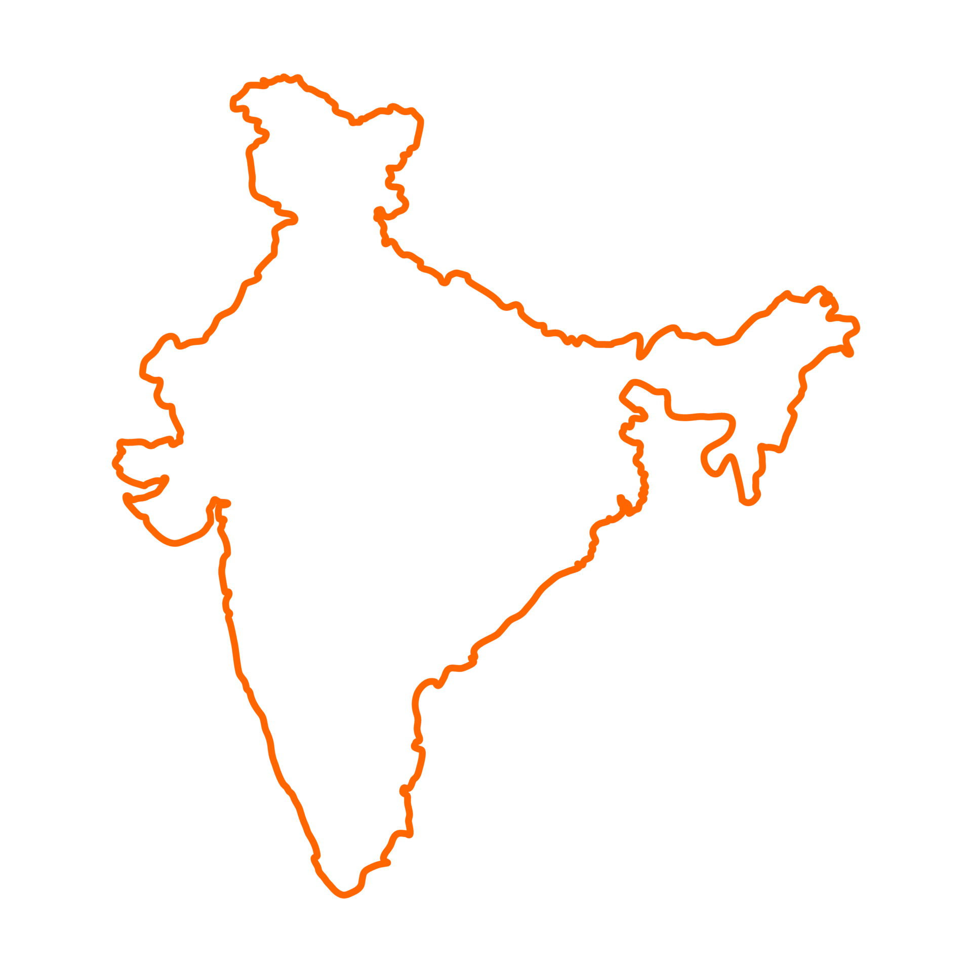 Free India Mapa Contorno Gratis Png 20841016 Png With Transparent