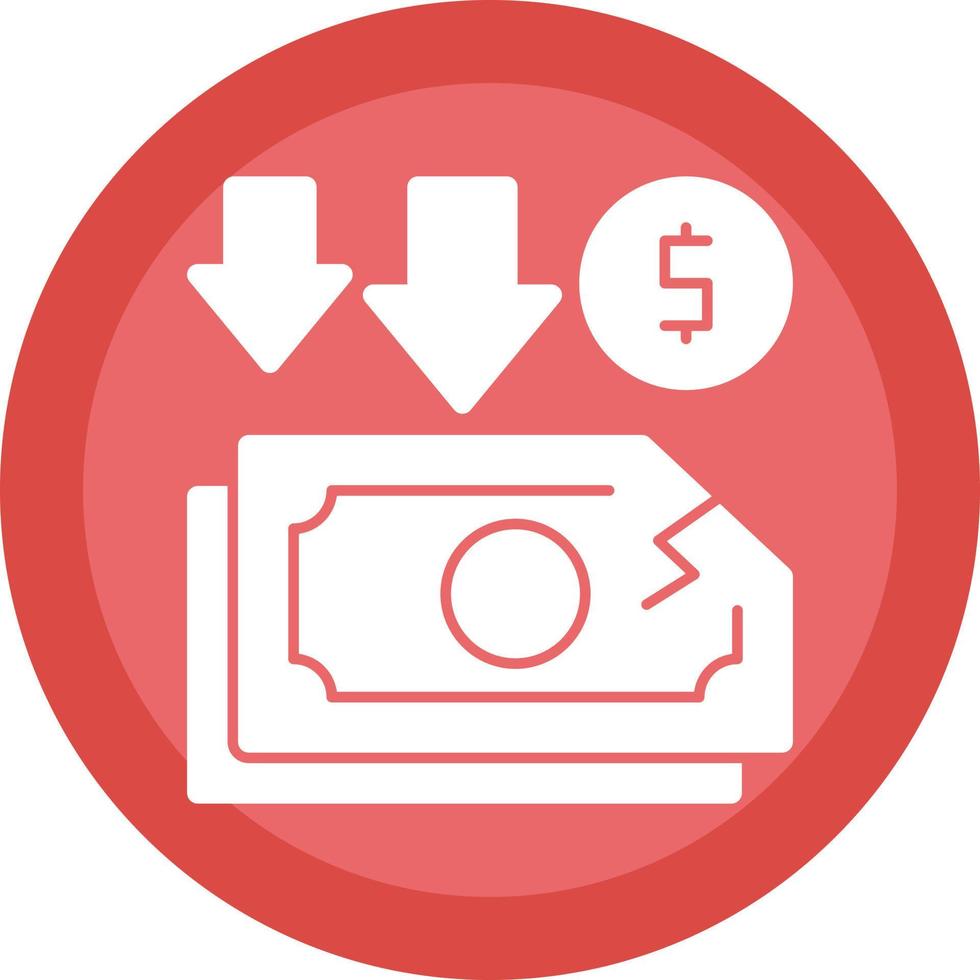 Bankruptcy Vector Icon Design