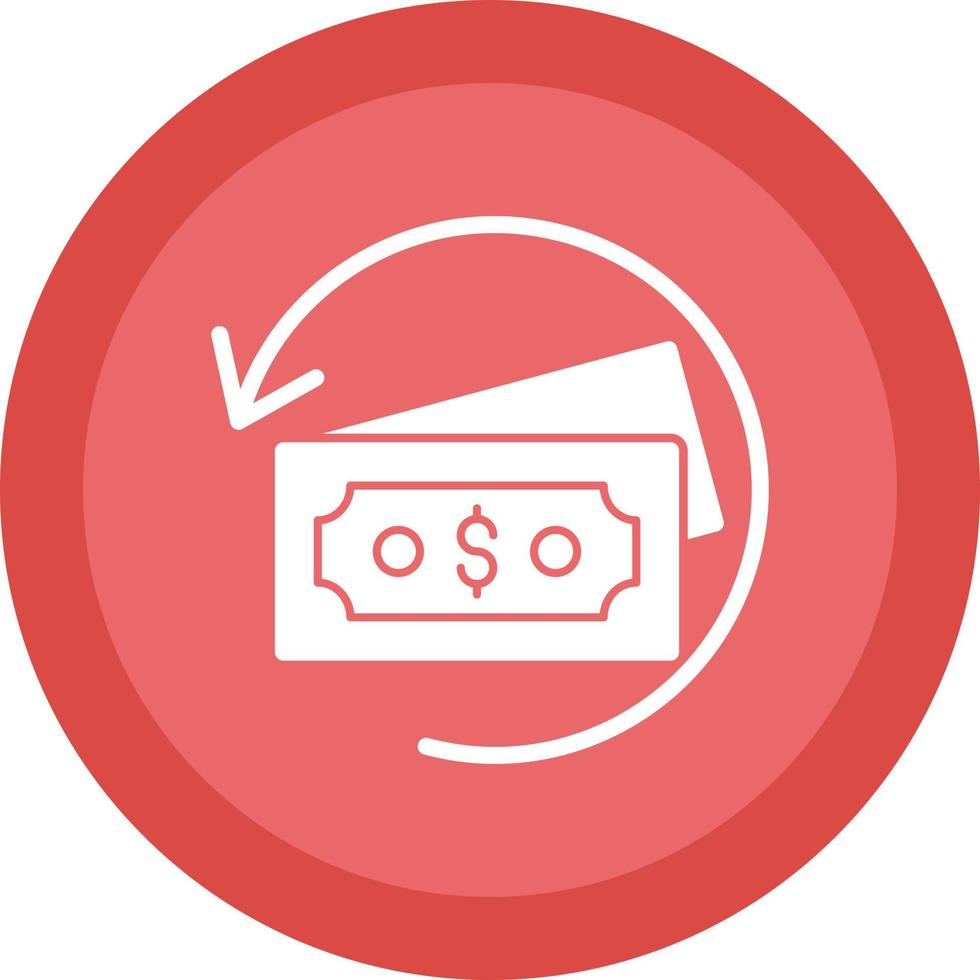 Refund Vector Icon Design