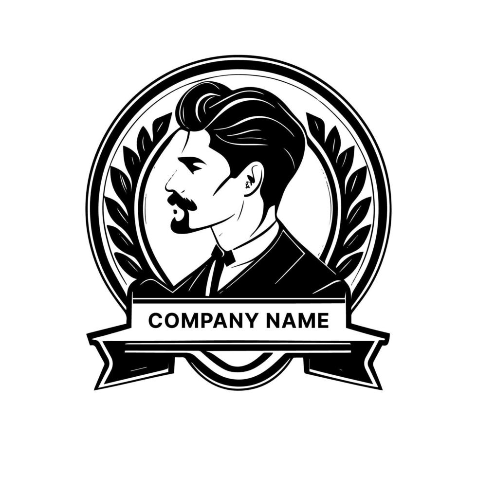 barbershop logo design should be classic and timeless, featuring traditional barber tools and a vintage aesthetic to convey professionalism vector