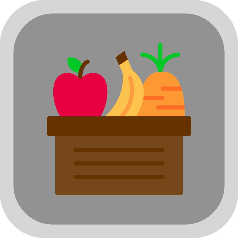 Healthy Food Vector Icon Design