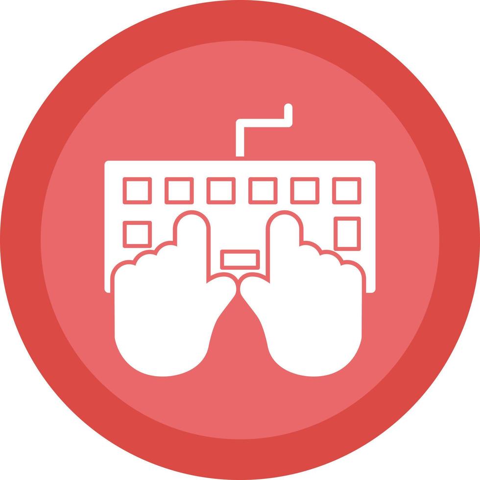 Data Entry Vector Icon Design
