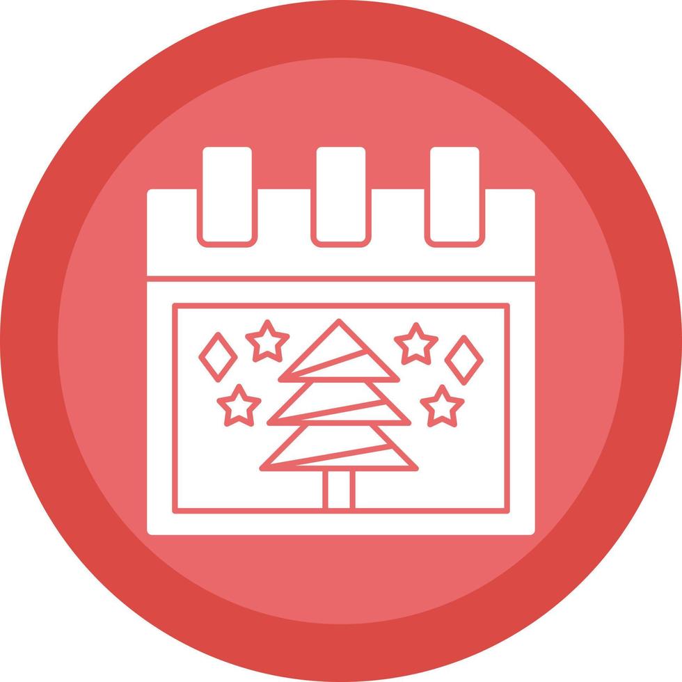 diseño de icono de vector de árbol de navidad