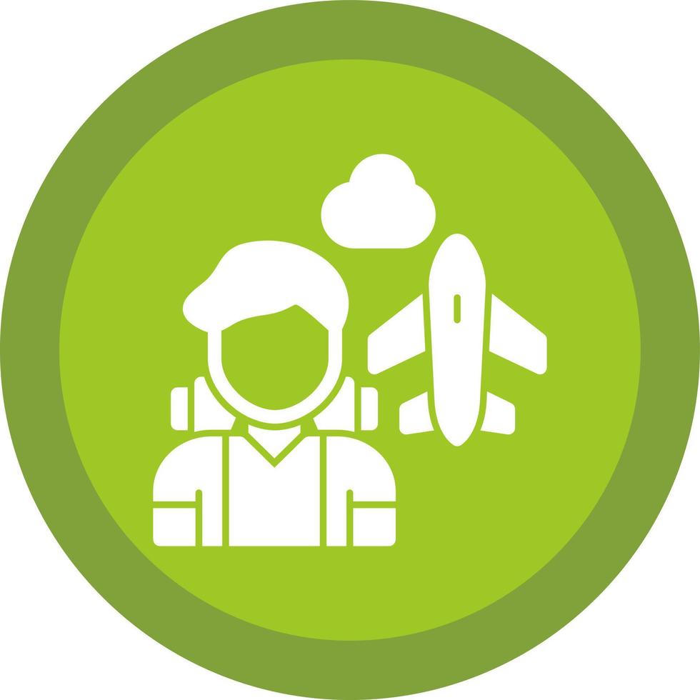Traveler Vector Icon Design