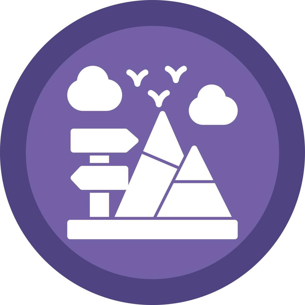 Travelling Instructor Vector Icon Design