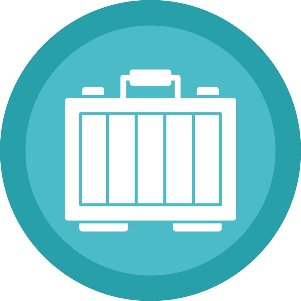 Suitcase Vector Icon Design