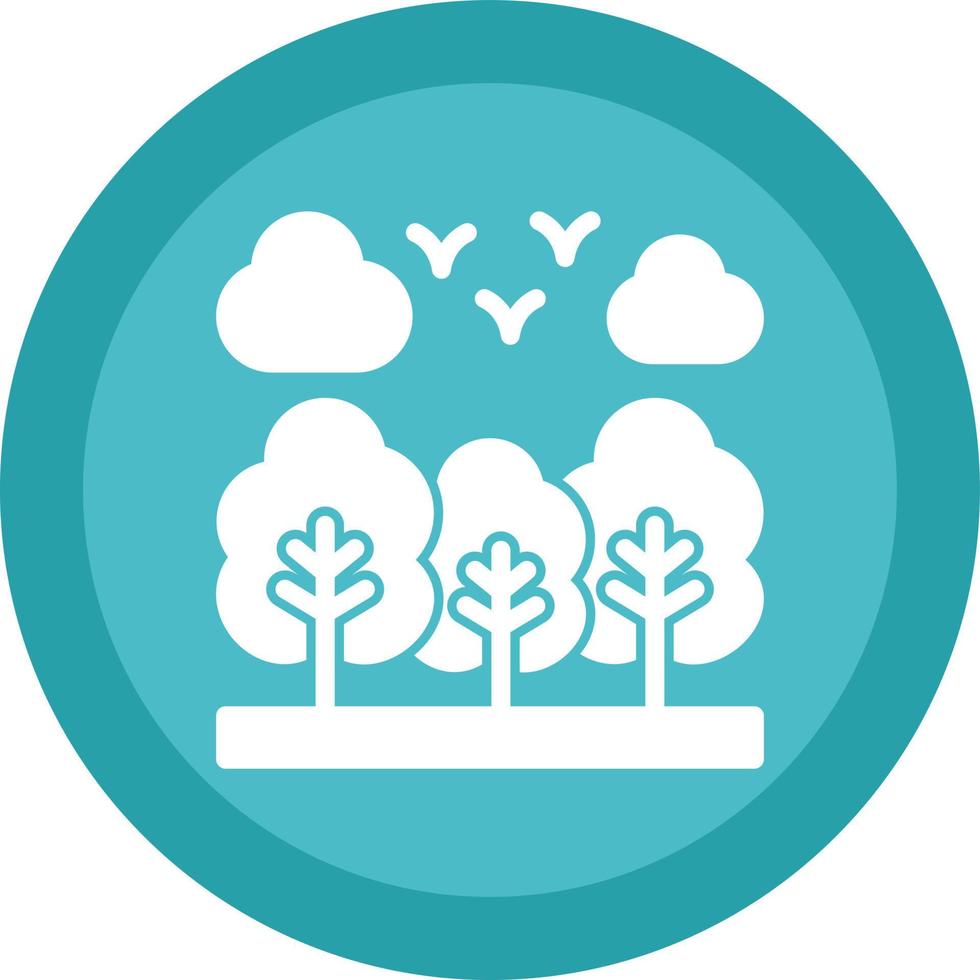 Forest Vector Icon Design