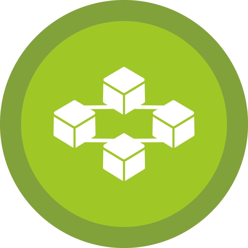 Blockchain Vector Icon Design