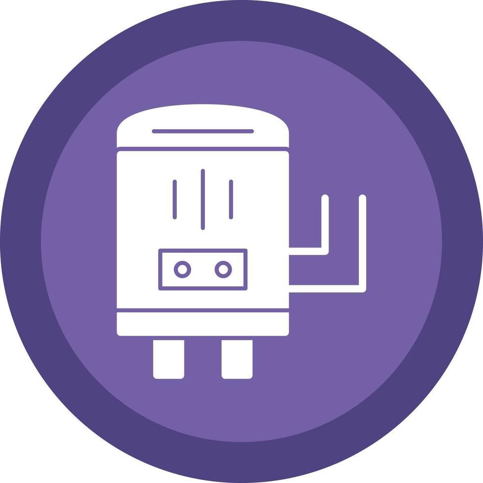 Water Boiler Vector Icon Design