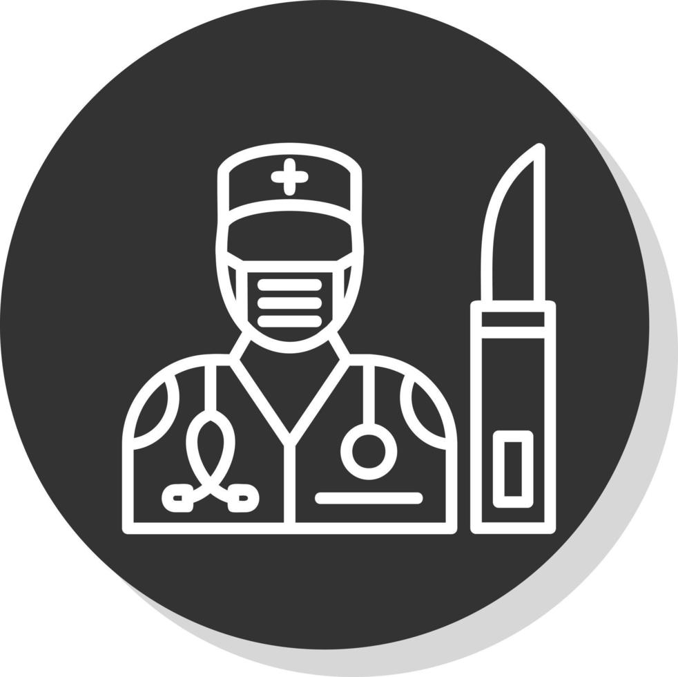 Surgeon Vector Icon Design