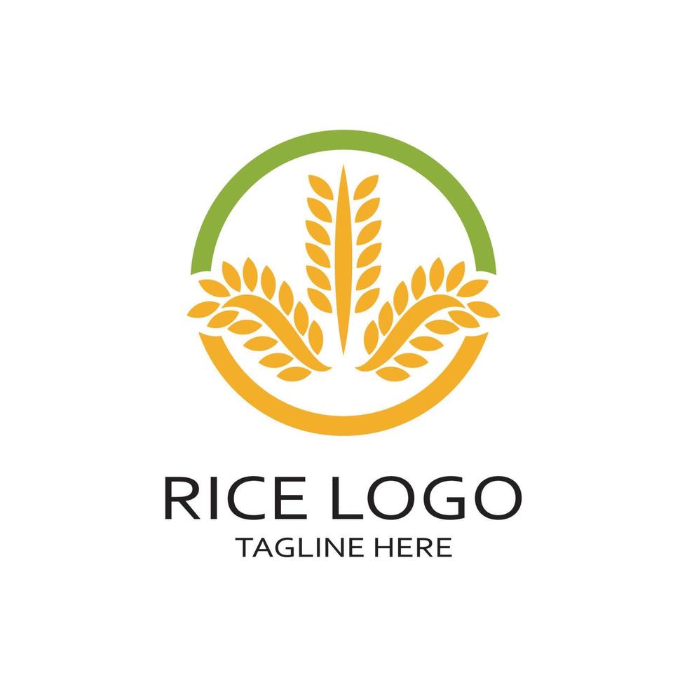 Paddy plant logo,rice grain logo,rice,natural organic farming,for business,company,agriculture,product,farm shop,agricultural equipment,rice warehouse,with modern minimalist vector