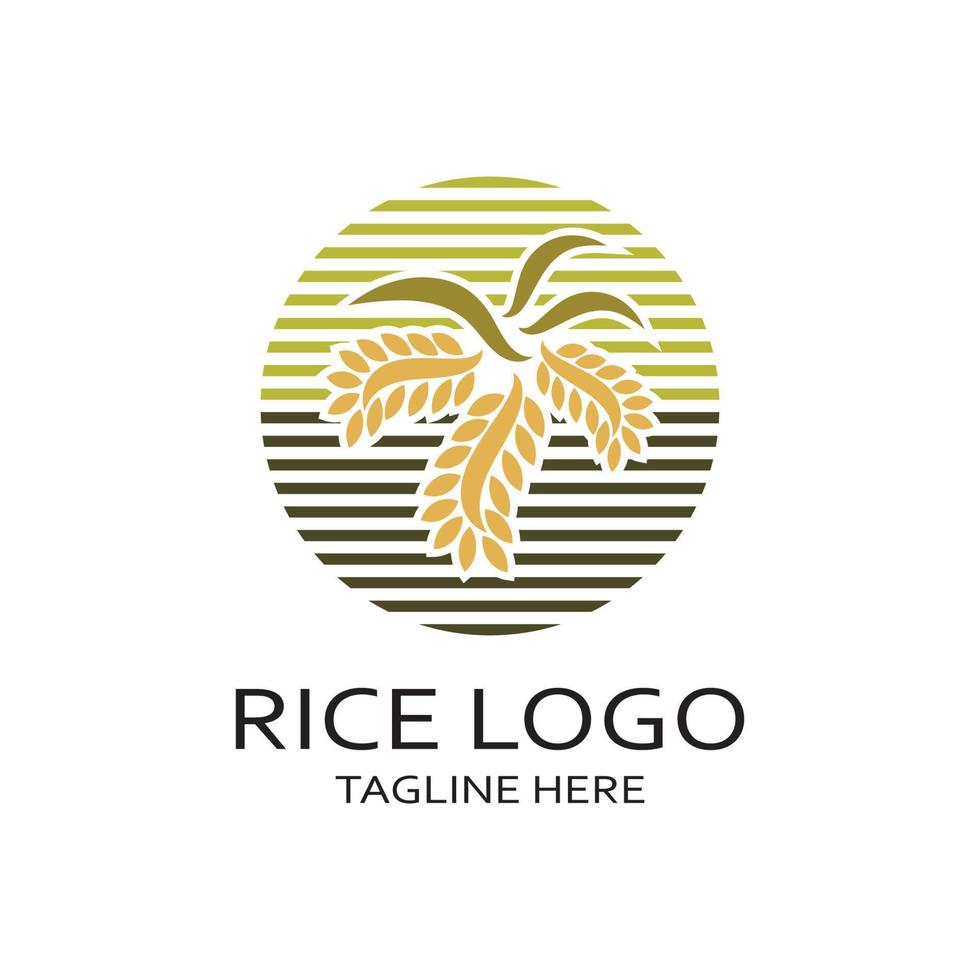 Paddy plant logo,rice grain logo,rice,natural organic farming,for business,company,agriculture,product,farm shop,agricultural equipment,rice warehouse,with modern minimalist vector