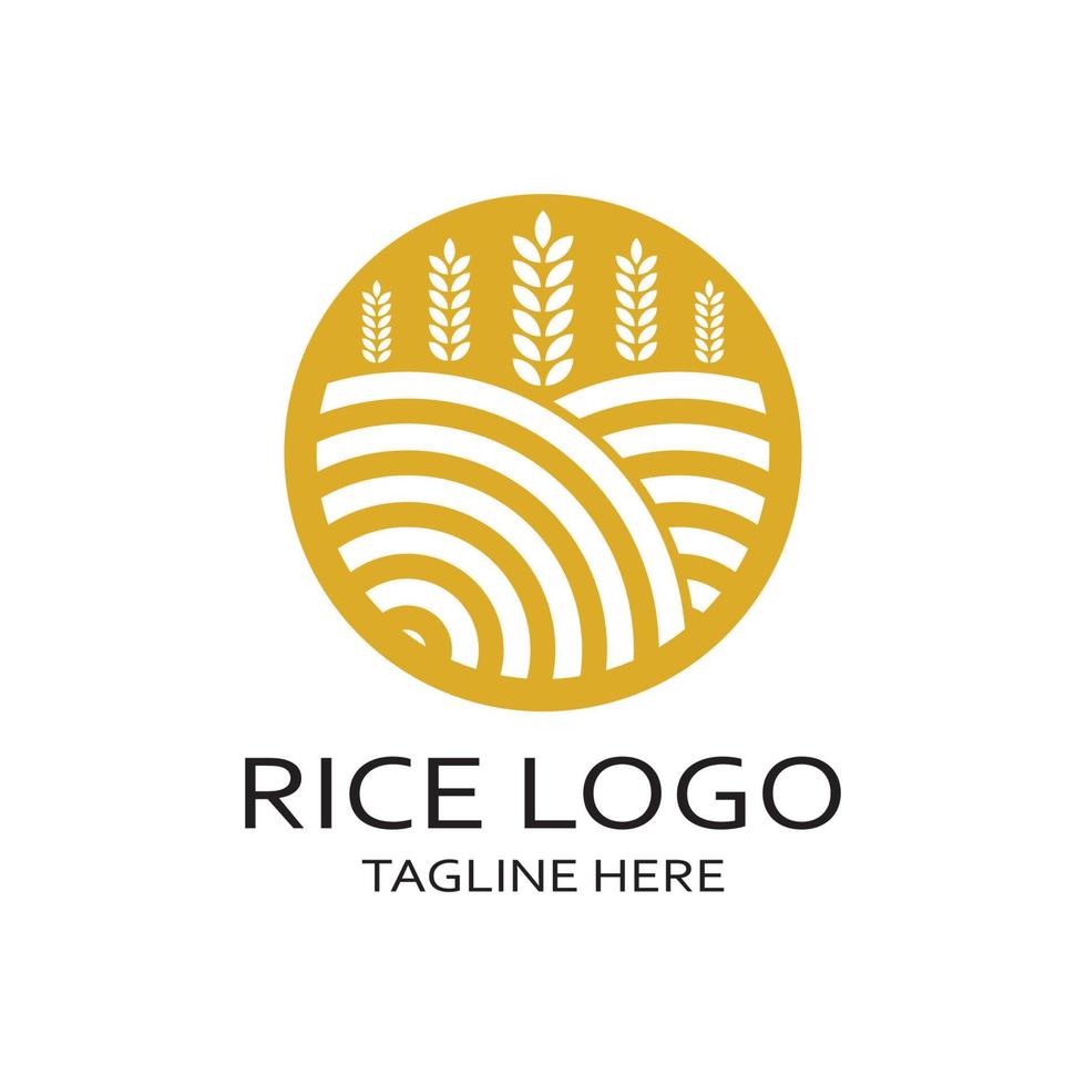 Paddy plant logo,rice grain logo,rice,natural organic farming,for business,company,agriculture,product,farm shop,agricultural equipment,rice warehouse,with modern minimalist vector