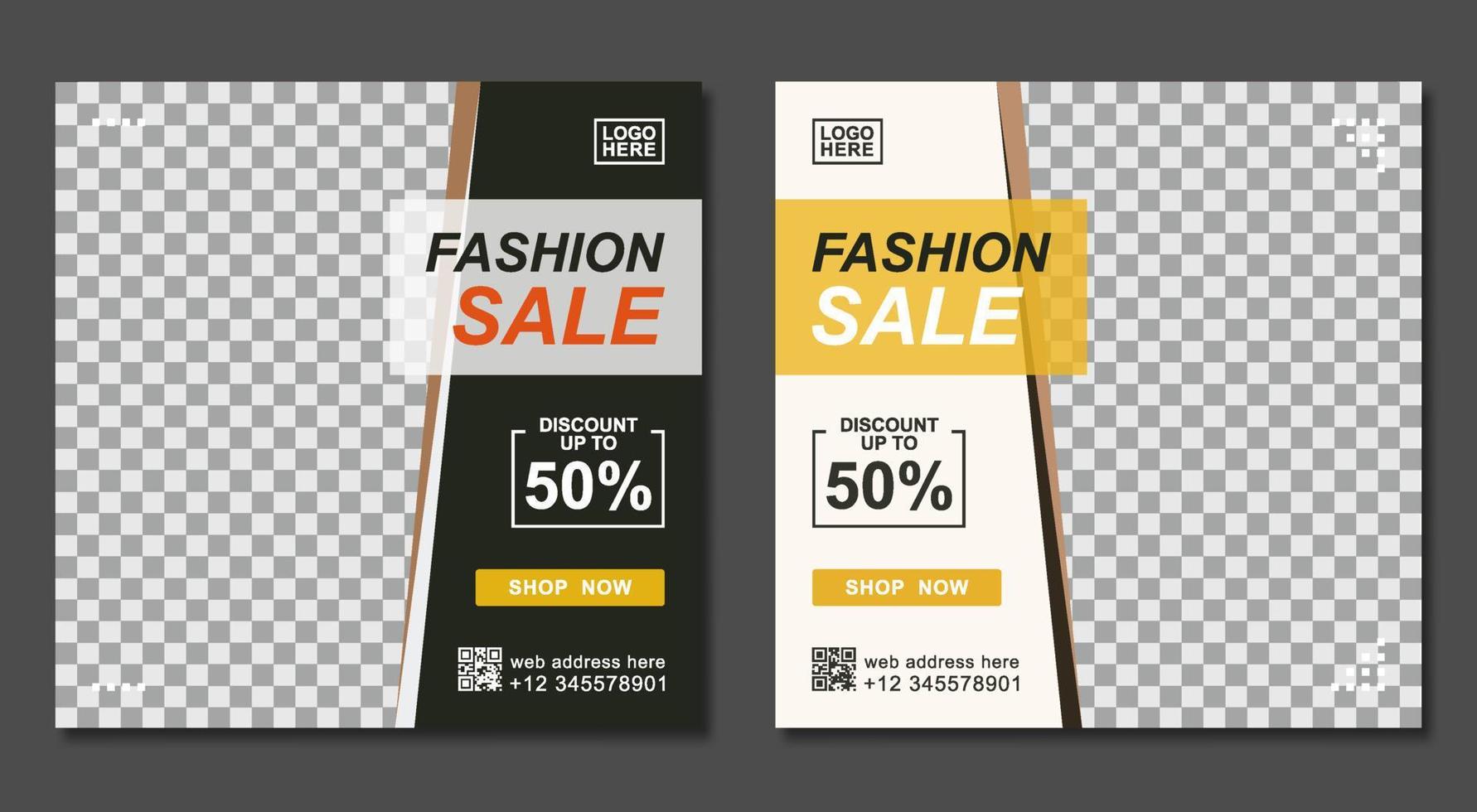 Instagram Post Fashion Sale Promotion vector