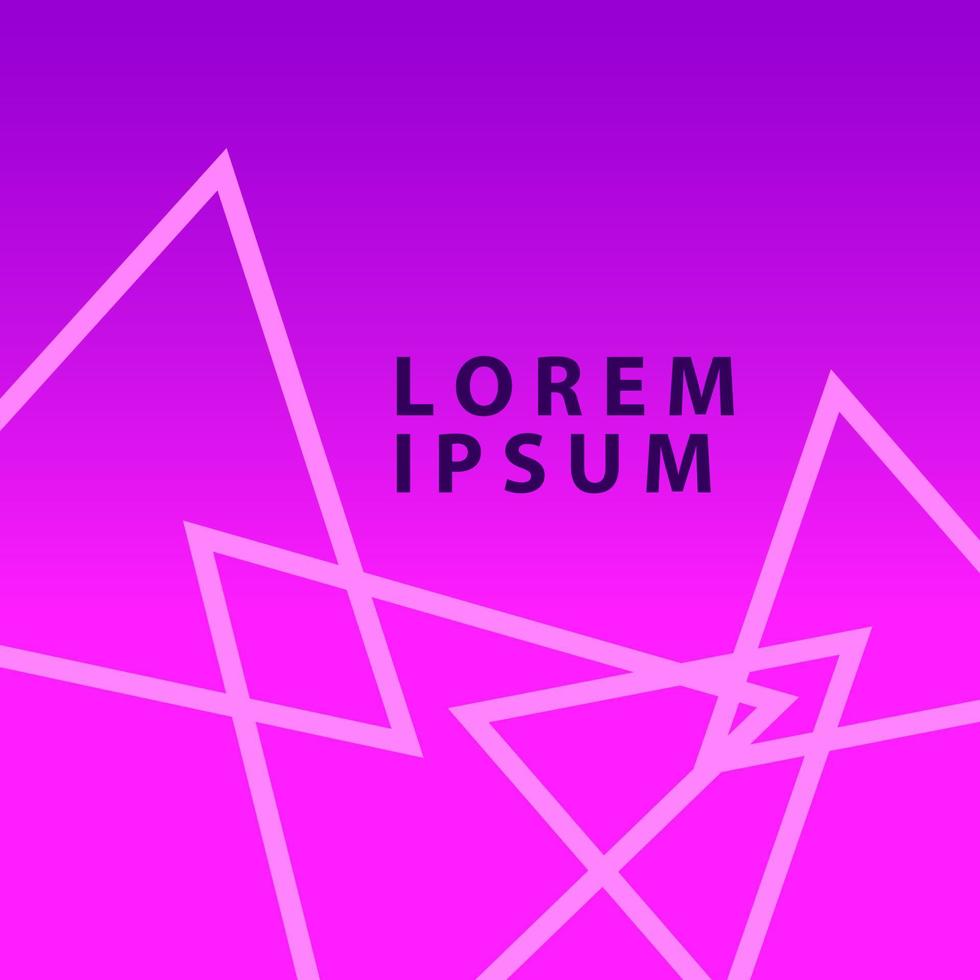 abstract background with triangle geometric trendy vector