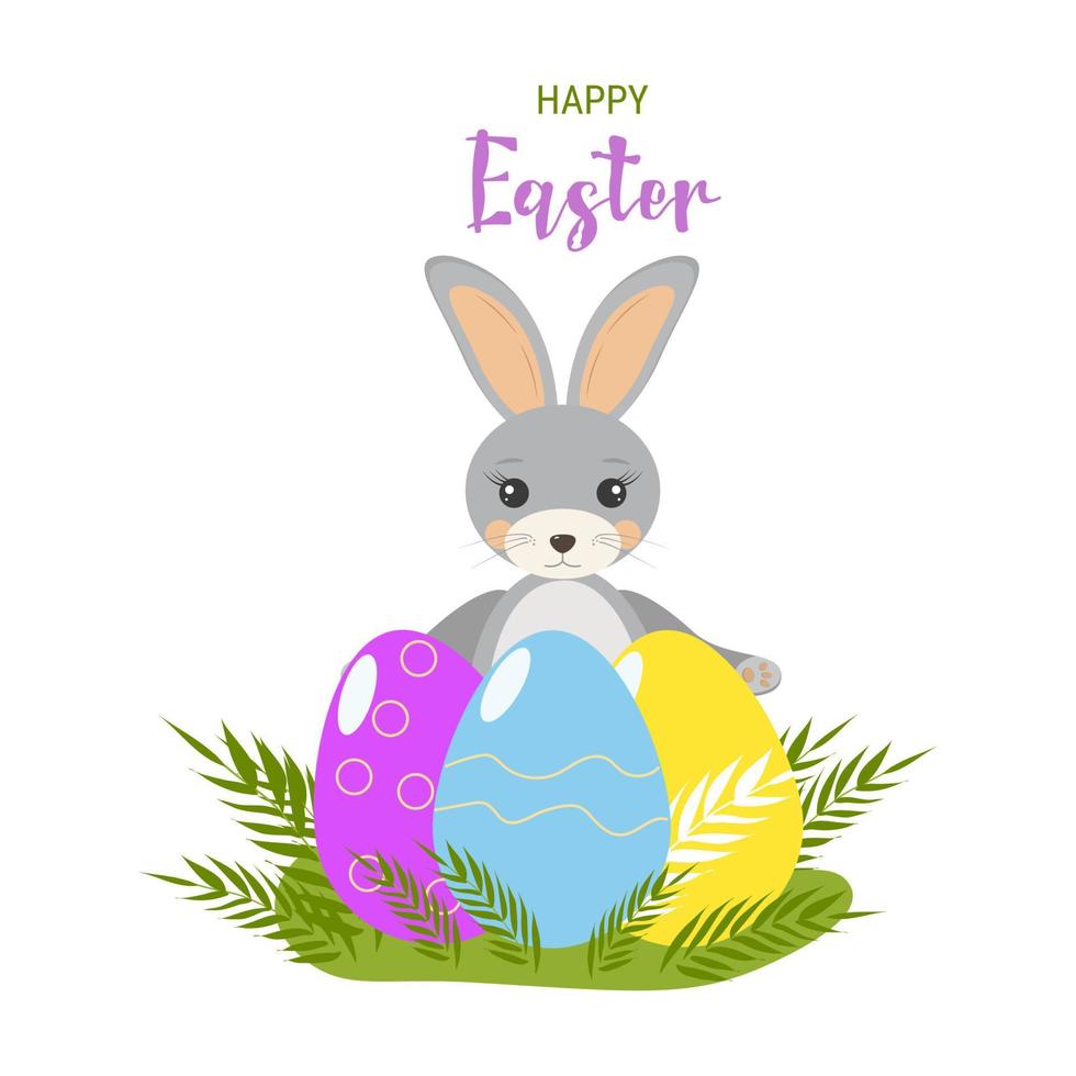 Easter banner. Modern Easter design with text. vector