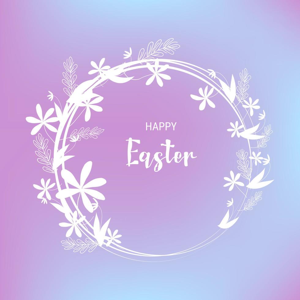 Easter banner. Modern Easter design with text. vector