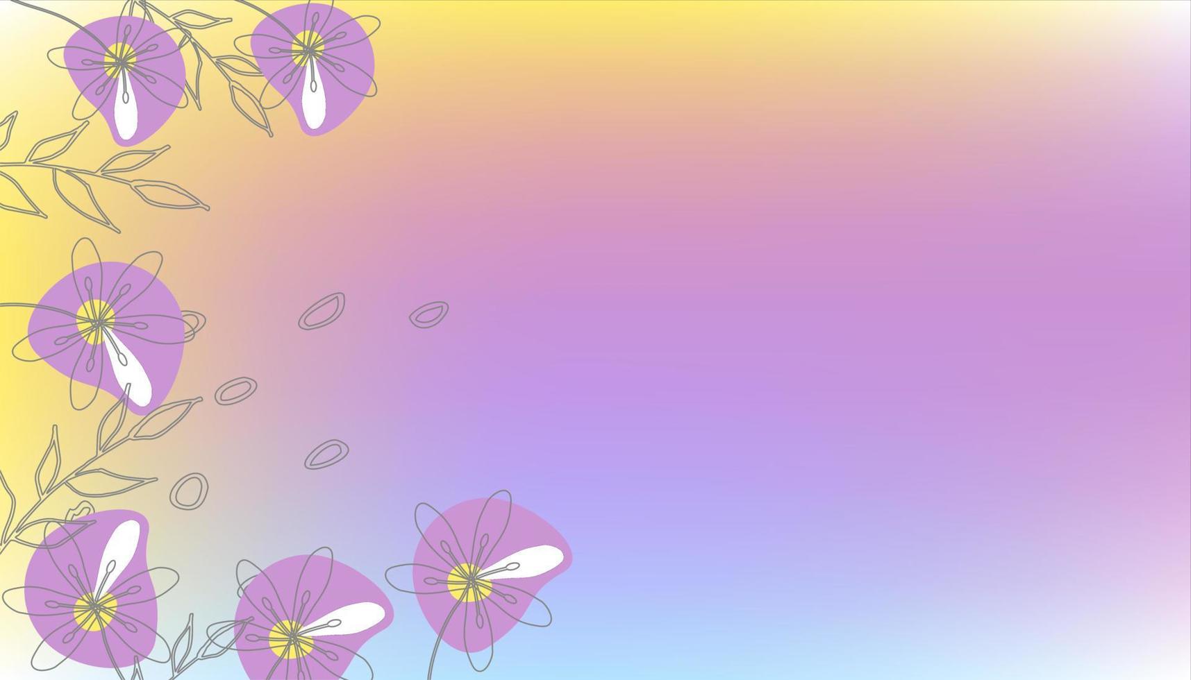 Spring bright abstract background for the banner vector