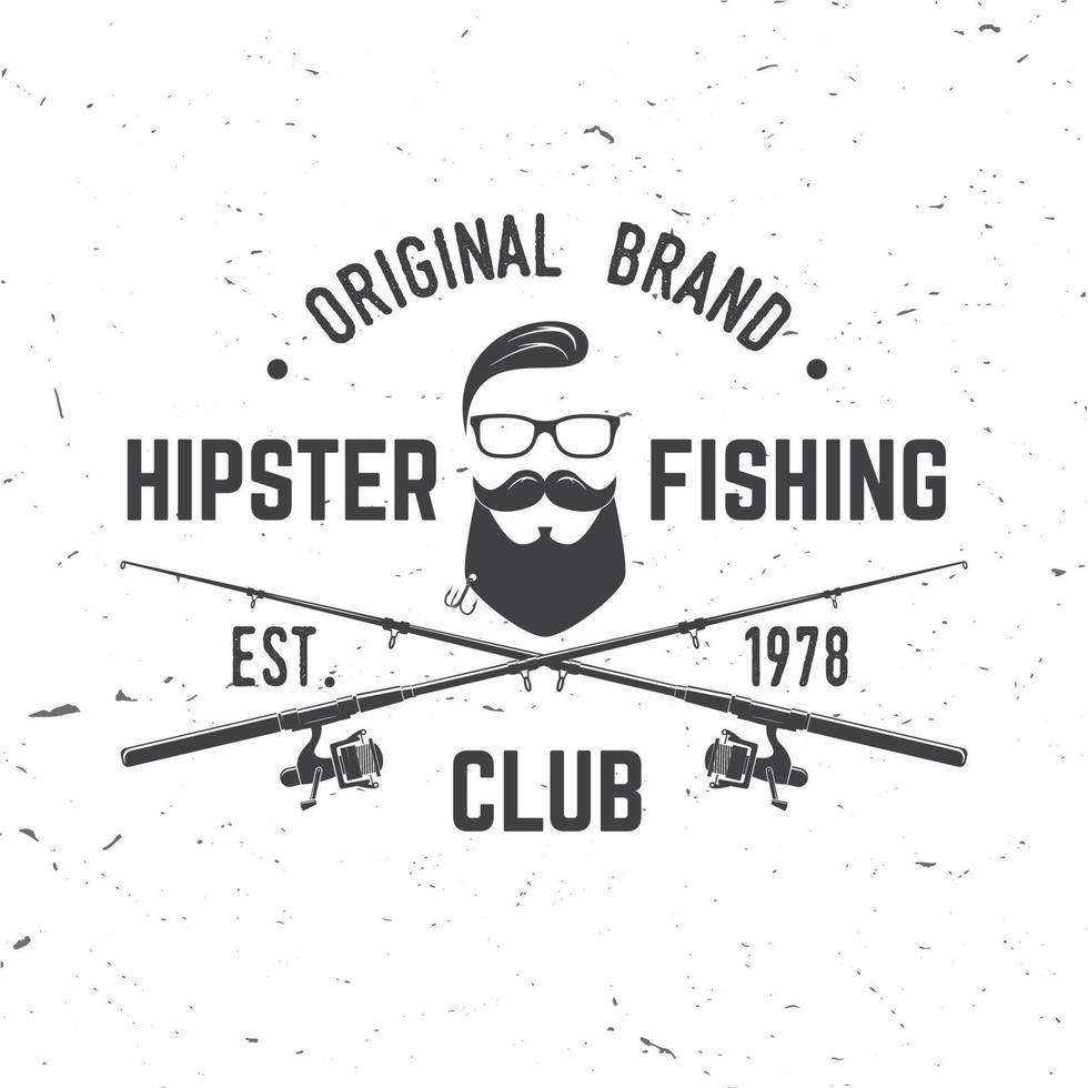 club deportivo de pesca. ilustración vectorial vector
