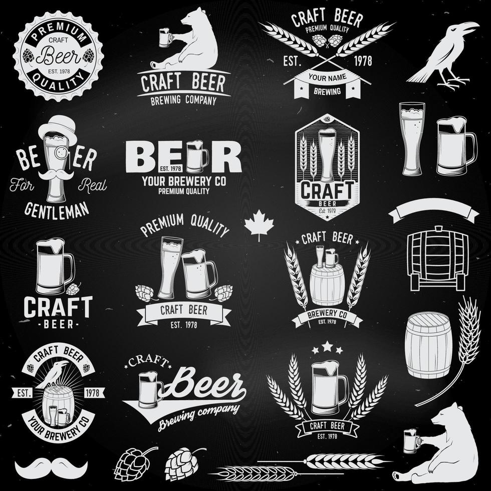 Vintage design for bar, pub and restaurant business. vector