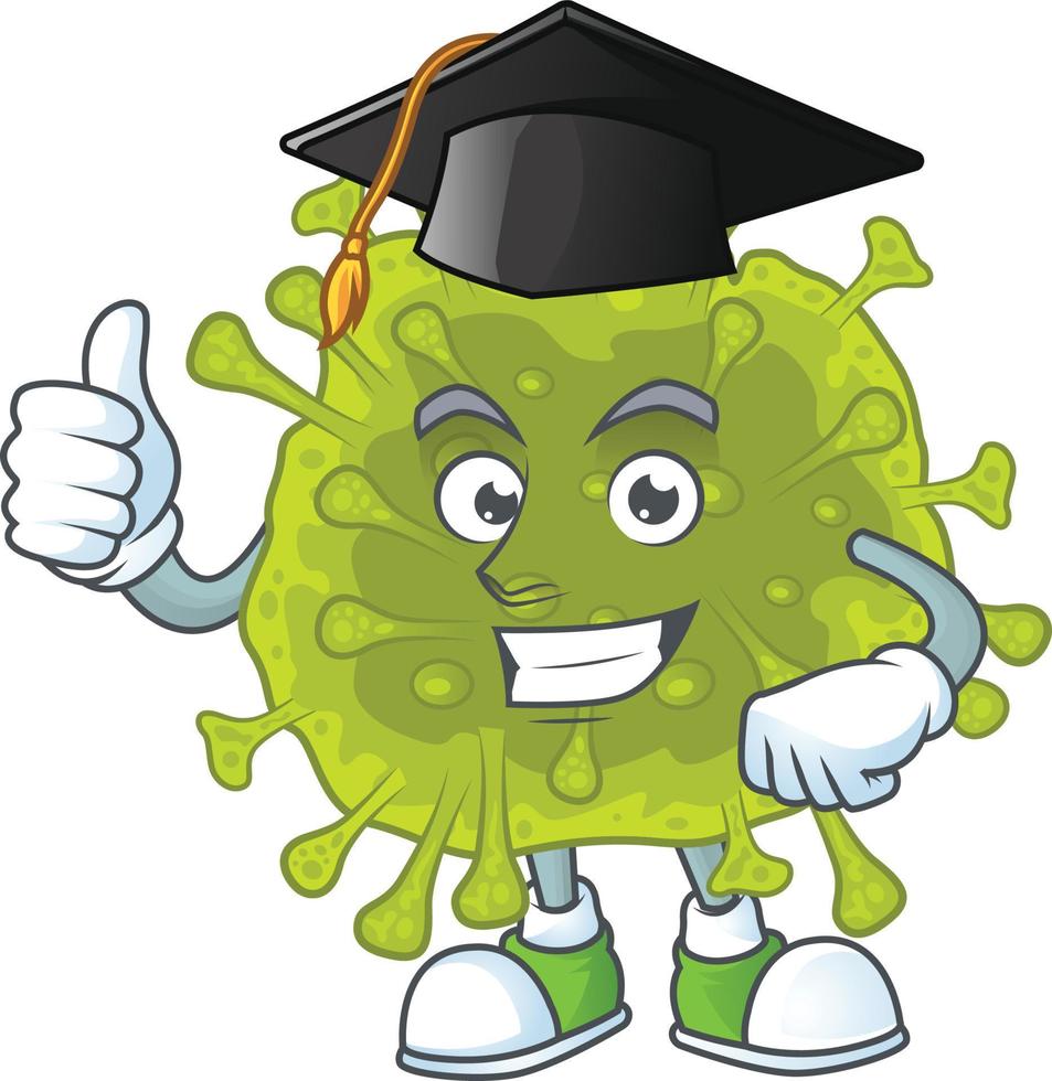 A cartoon character of coronavirus spread vector