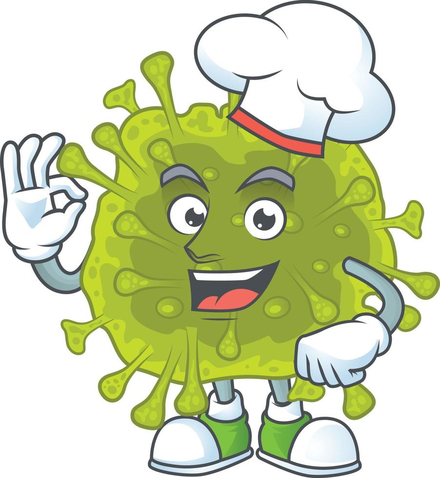 A cartoon character of coronavirus spread vector