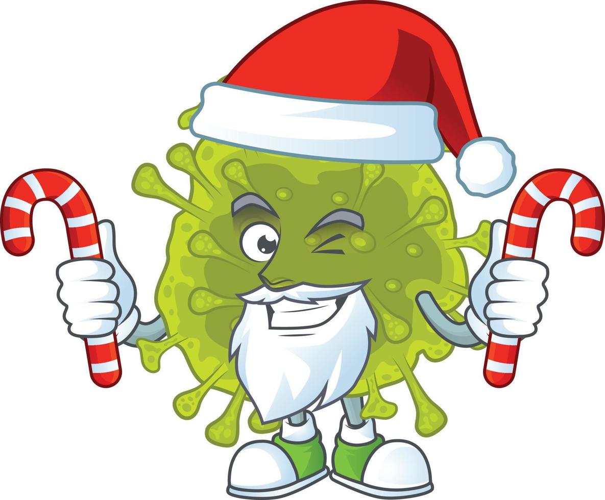 A cartoon character of coronavirus spread vector
