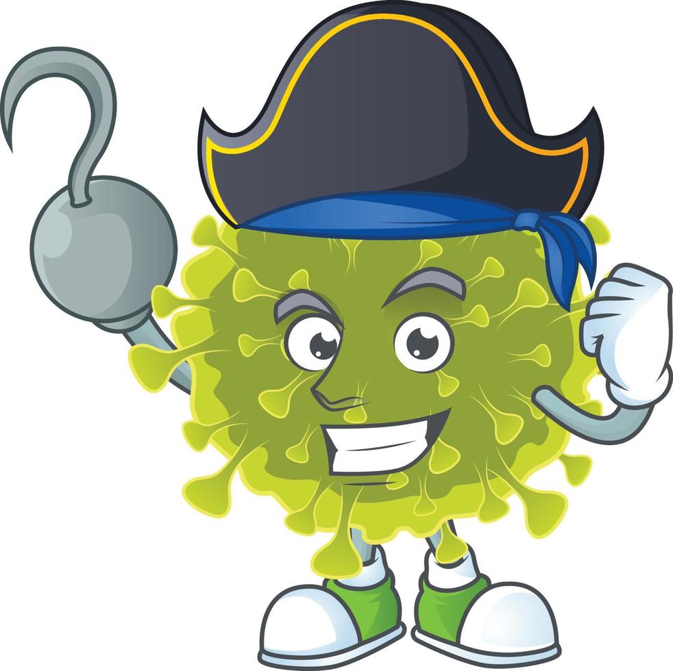 A cartoon character of global coronavirus outbreak vector