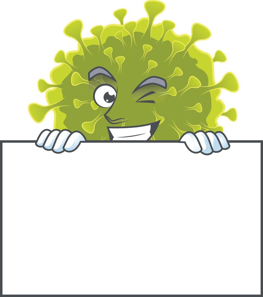 A cartoon character of global coronavirus outbreak vector