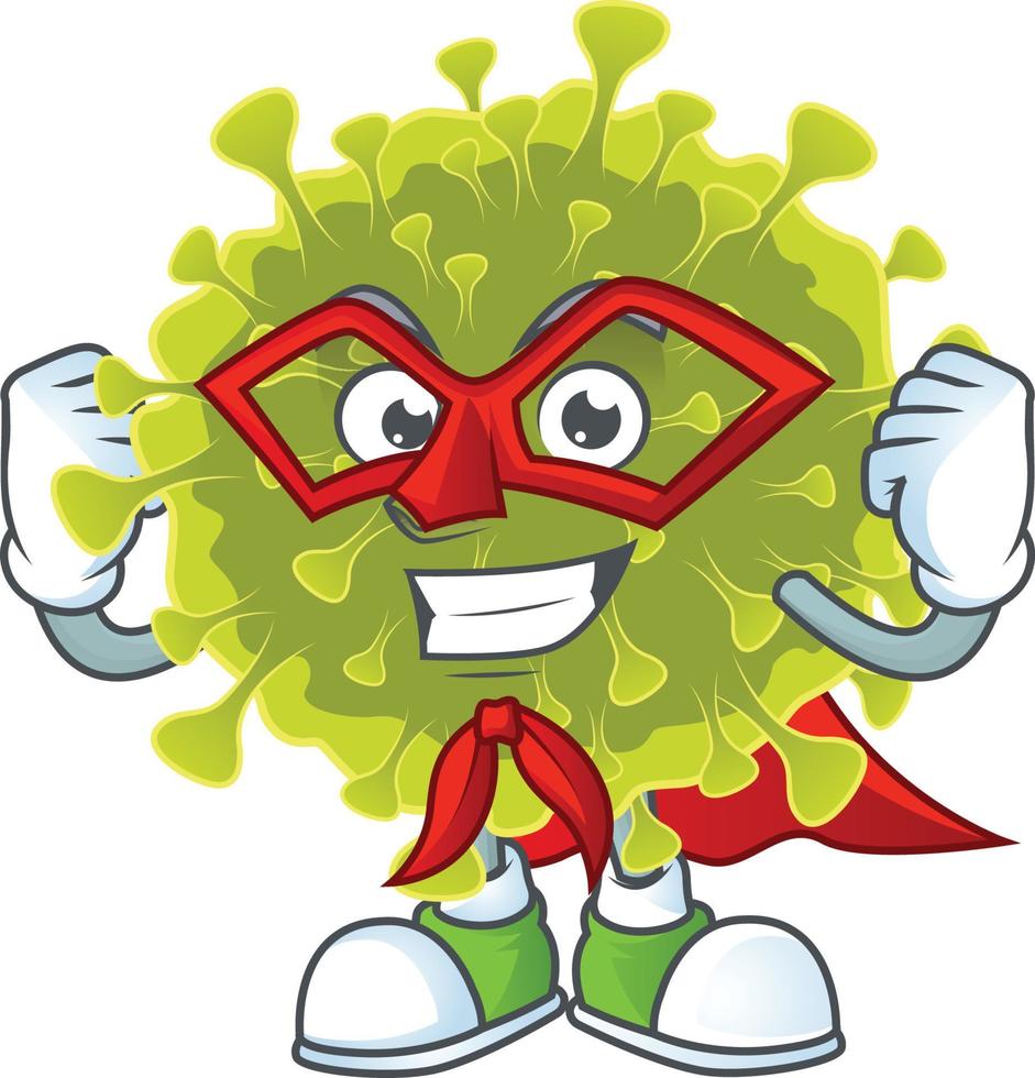 A cartoon character of global coronavirus outbreak vector